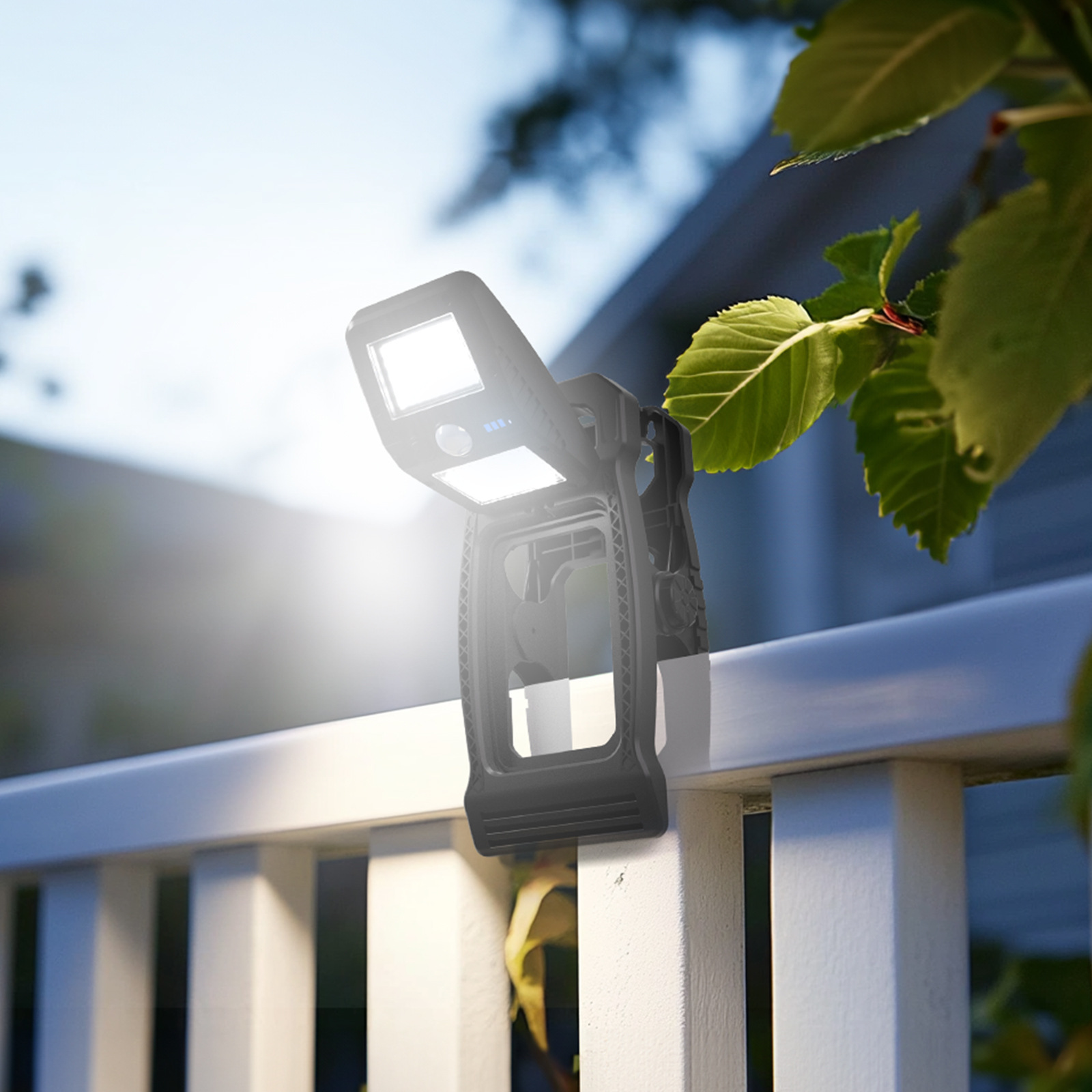 Outdoor Lighting Options - A solar-powered rechargeable LED multi-function camping