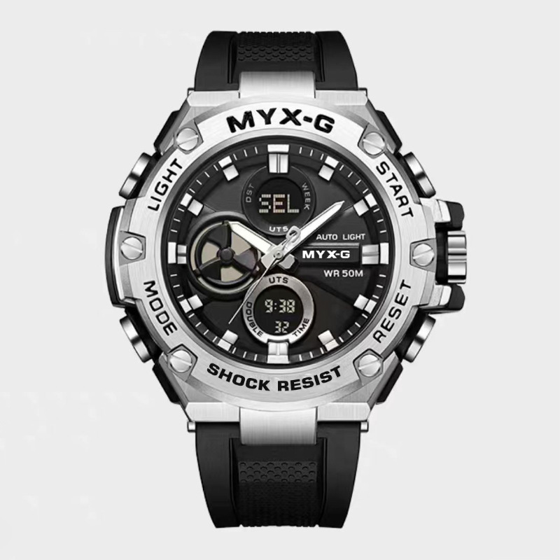 Outdoor Lighting Zones - Large Dial Watch for Men Outdoor