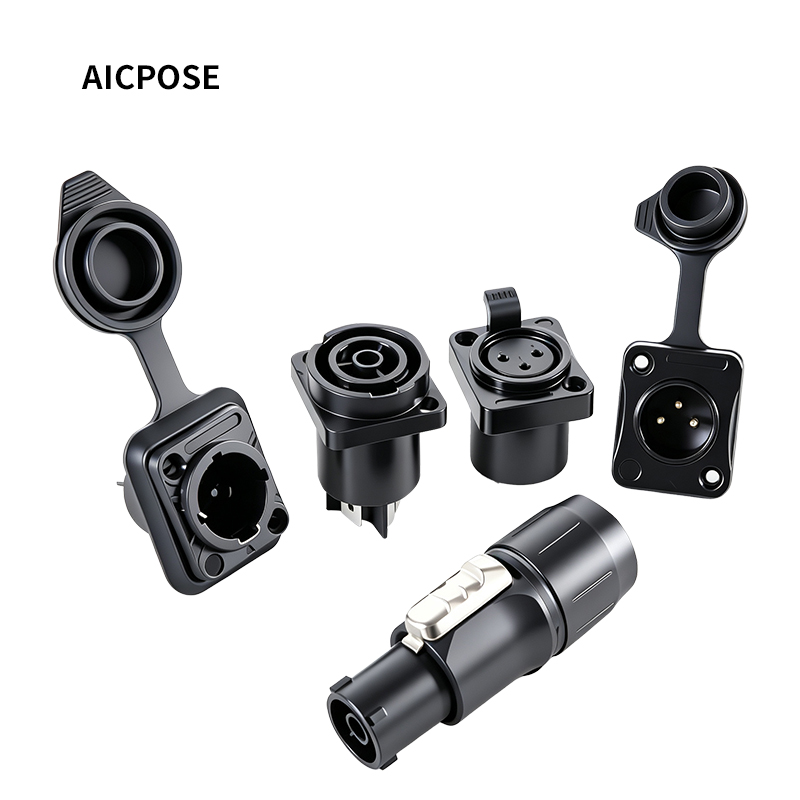 Outdoor Lighting Socket - 10pcs Waterproof Powercon True 1 Power