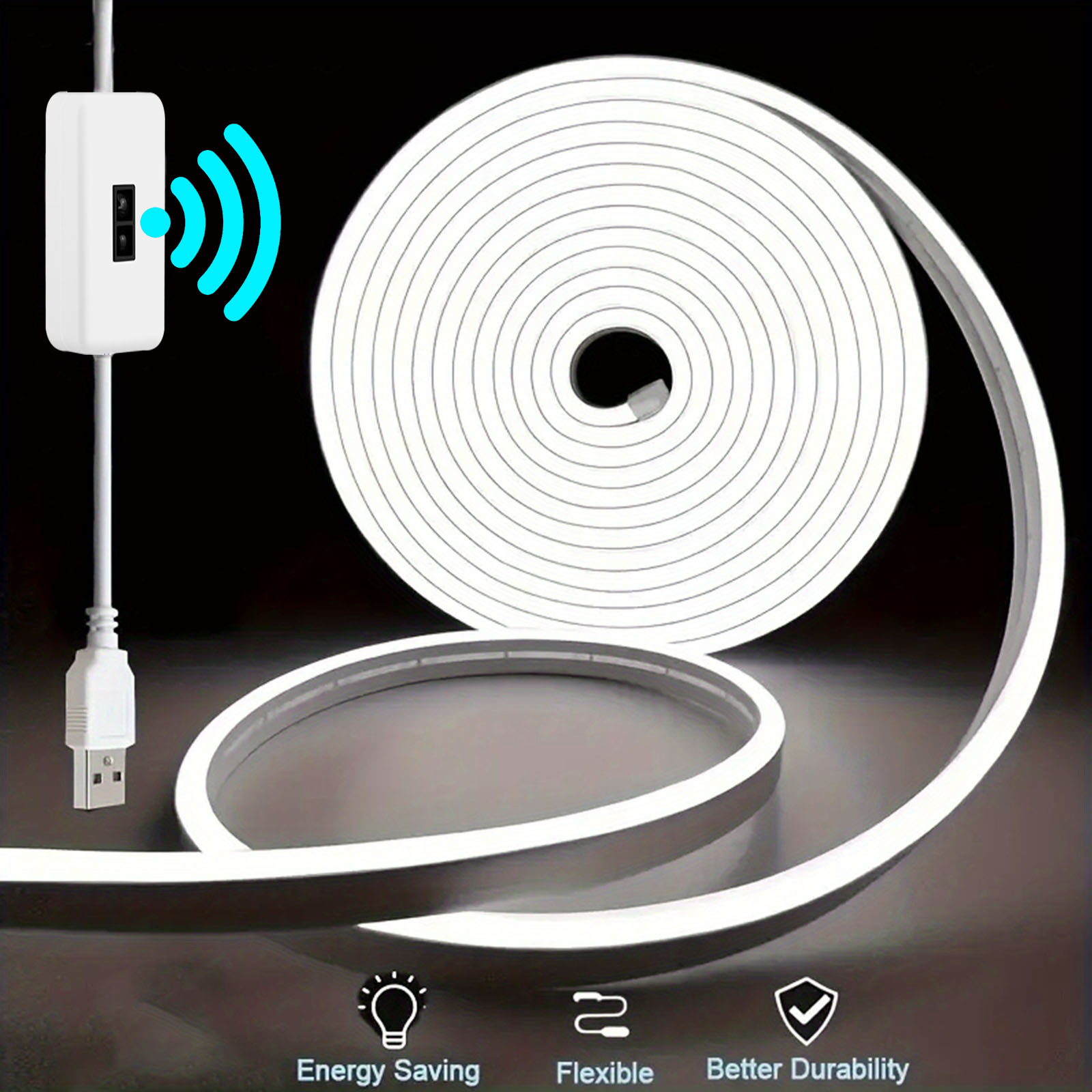 Outdoor Lighting Timer Switch - Motion Sensor Neon LED Light Strip