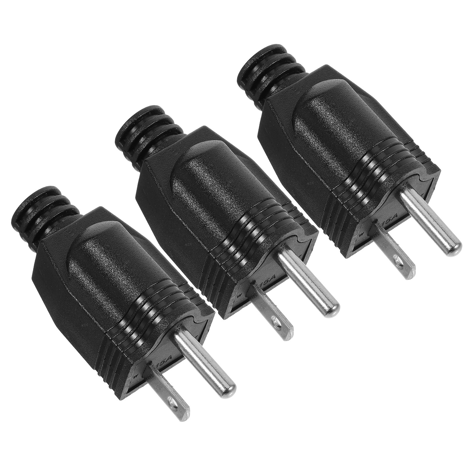 Outdoor Lighting Socket - 3Pcs Three Prong Male Electrical Plug