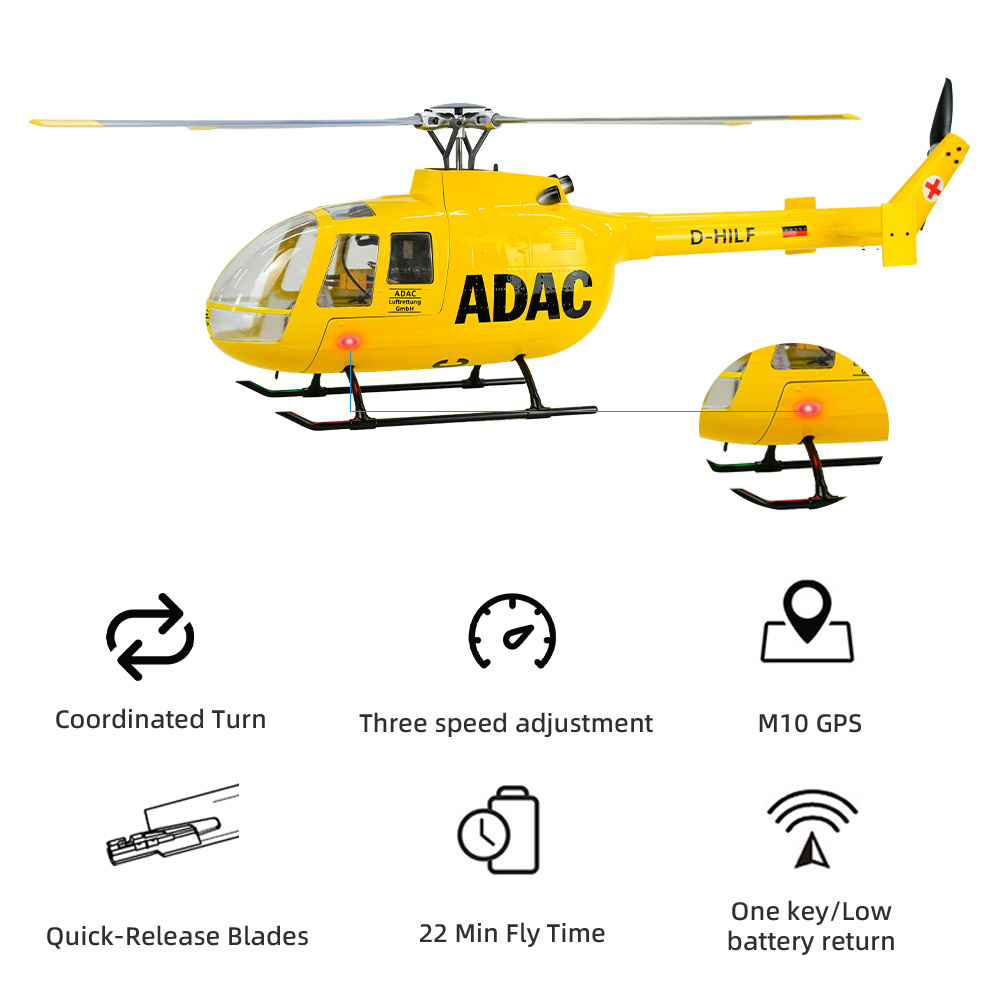FLY WING BO105 Scale Helicopte - огляд і ціна Outdoor Lighting Options