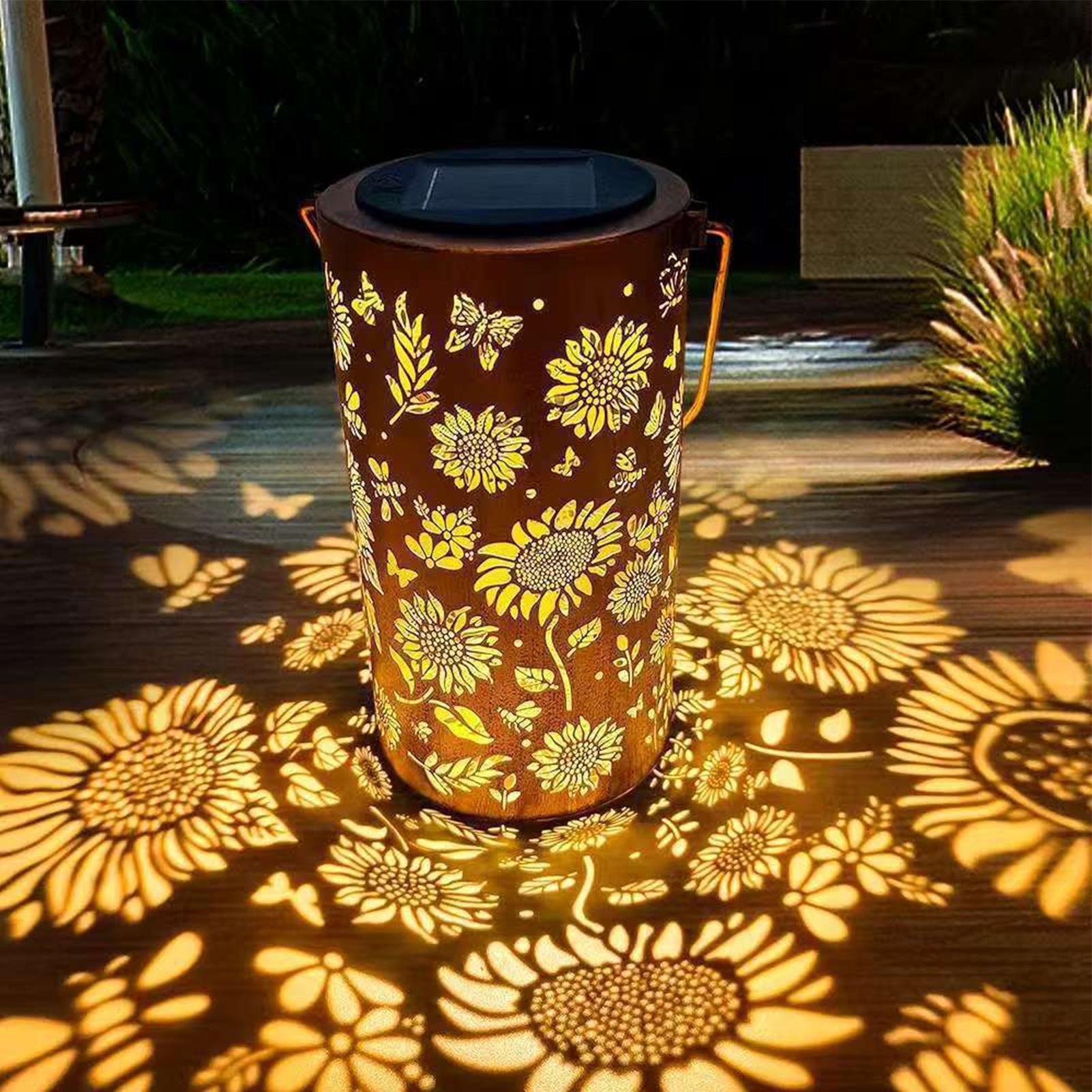 Sunflower Solar Lantern Weathe - огляд і ціна Outdoor Lighting Yard
