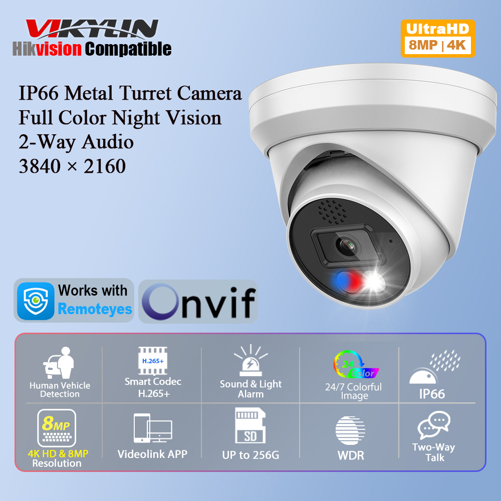 Vikylin 4K 8MP Alarm Full Colo - огляд і ціна Outdoor Lighting Options