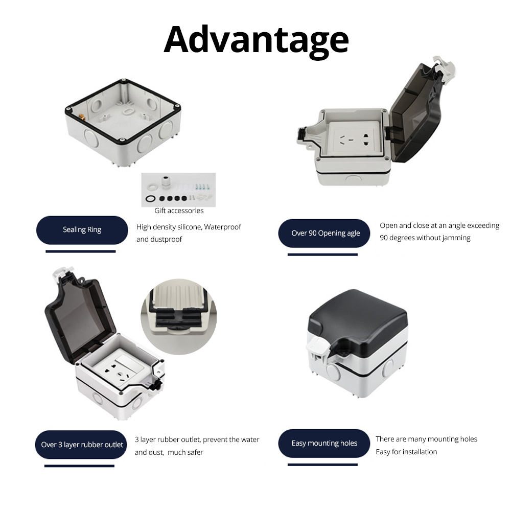 Wallpad IP66 Dustproof Waterpr - огляд і ціна Outdoor Lighting Switch