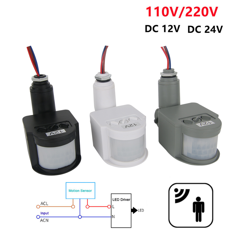 12V Motion Sensor 220V/110V PI - огляд і ціна Outdoor Lighting Timer Switch