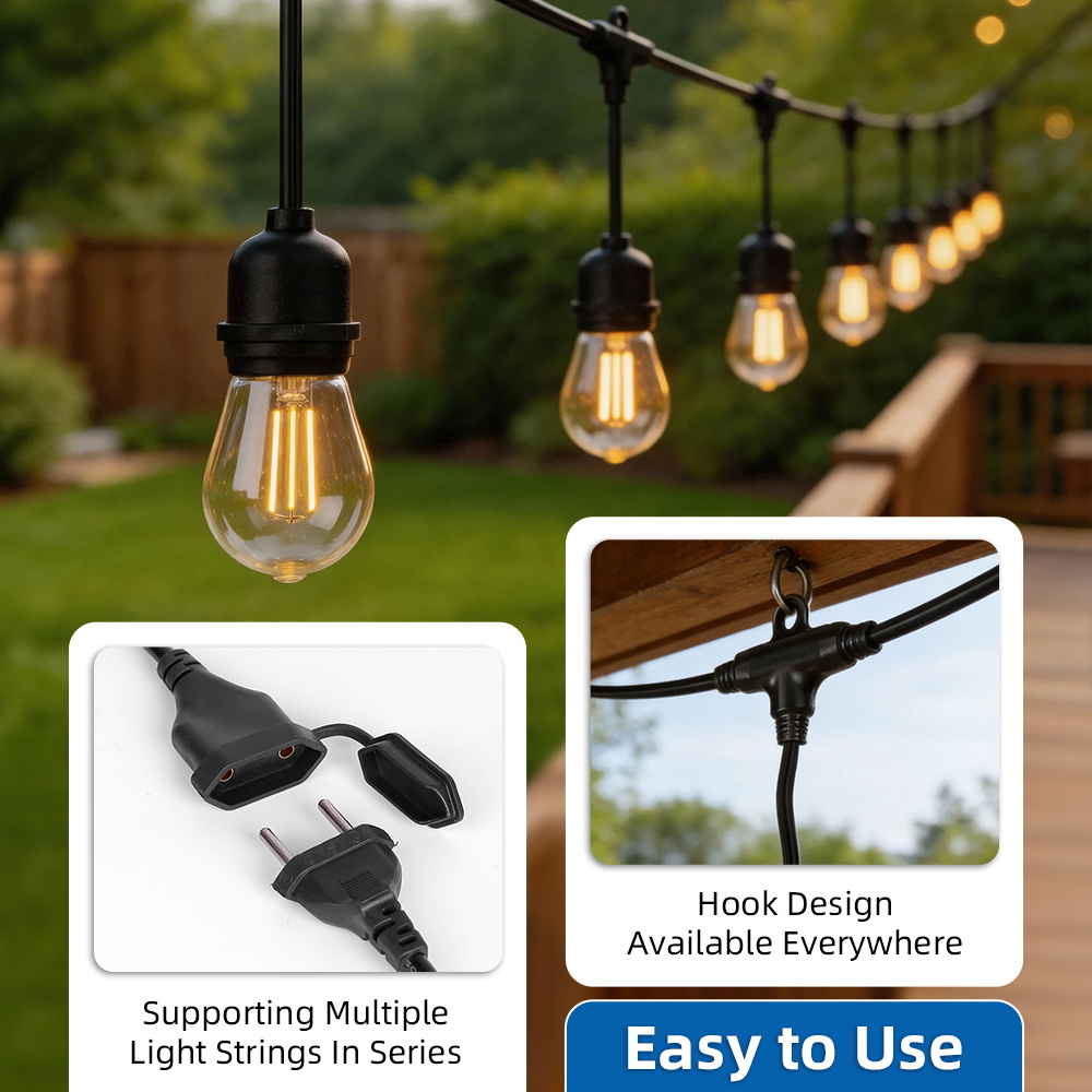 Outdoor Garden String Light De - огляд і ціна Outdoor Lighting Options