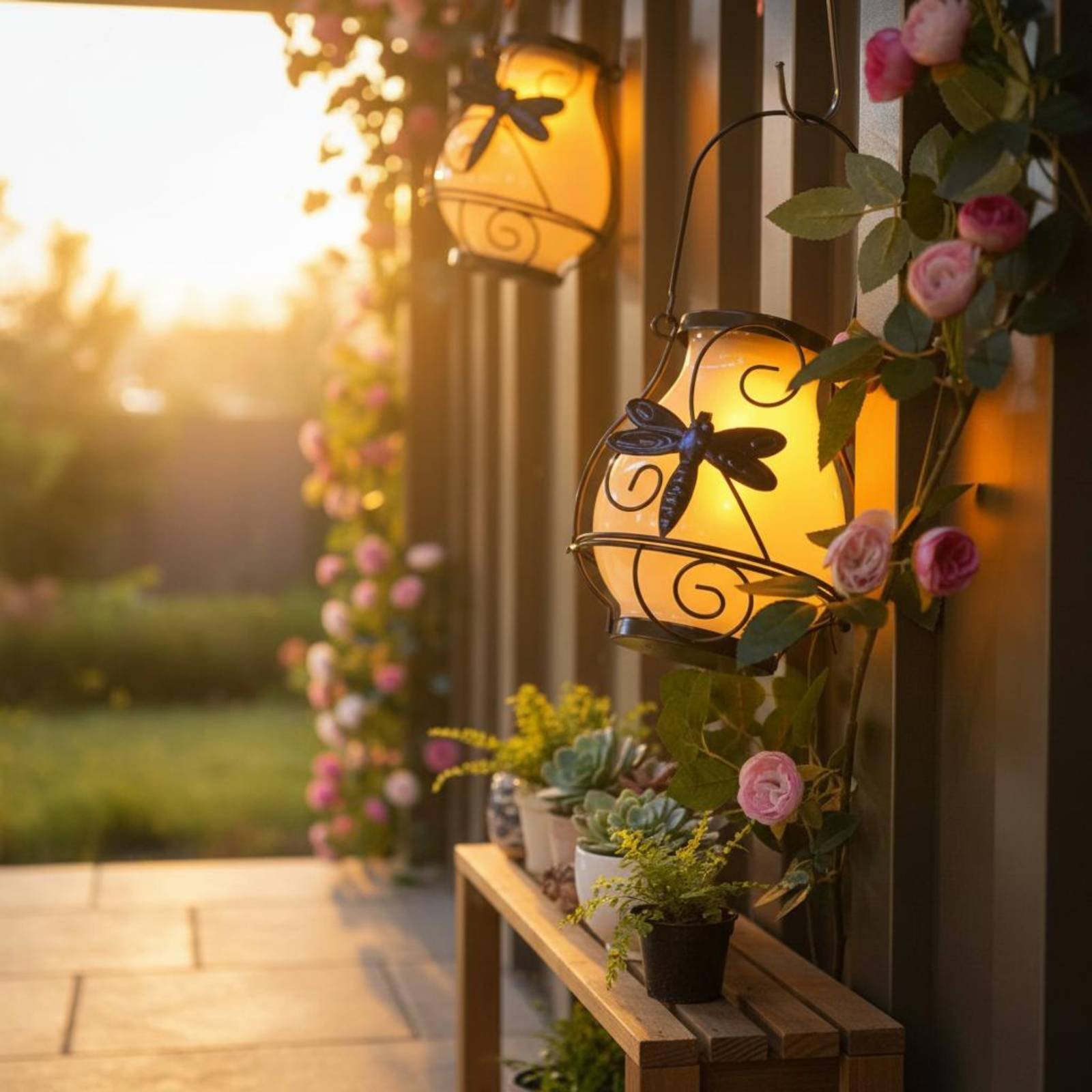 Solar Butterfly Lantern Waterp - огляд і ціна Outdoor Lighting For Patio