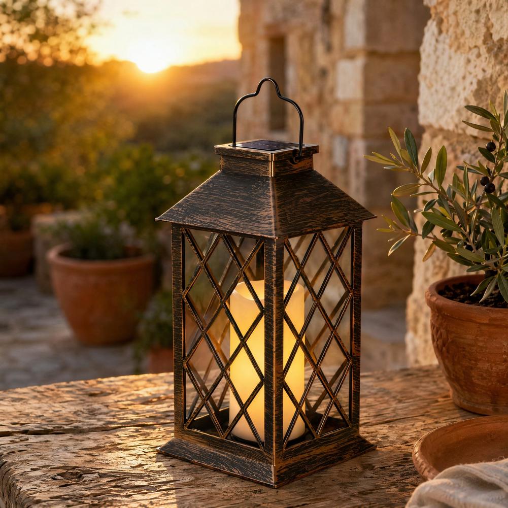 Retro Solar Lantern, Outdoor S - огляд і ціна Outdoor Lighting Yard