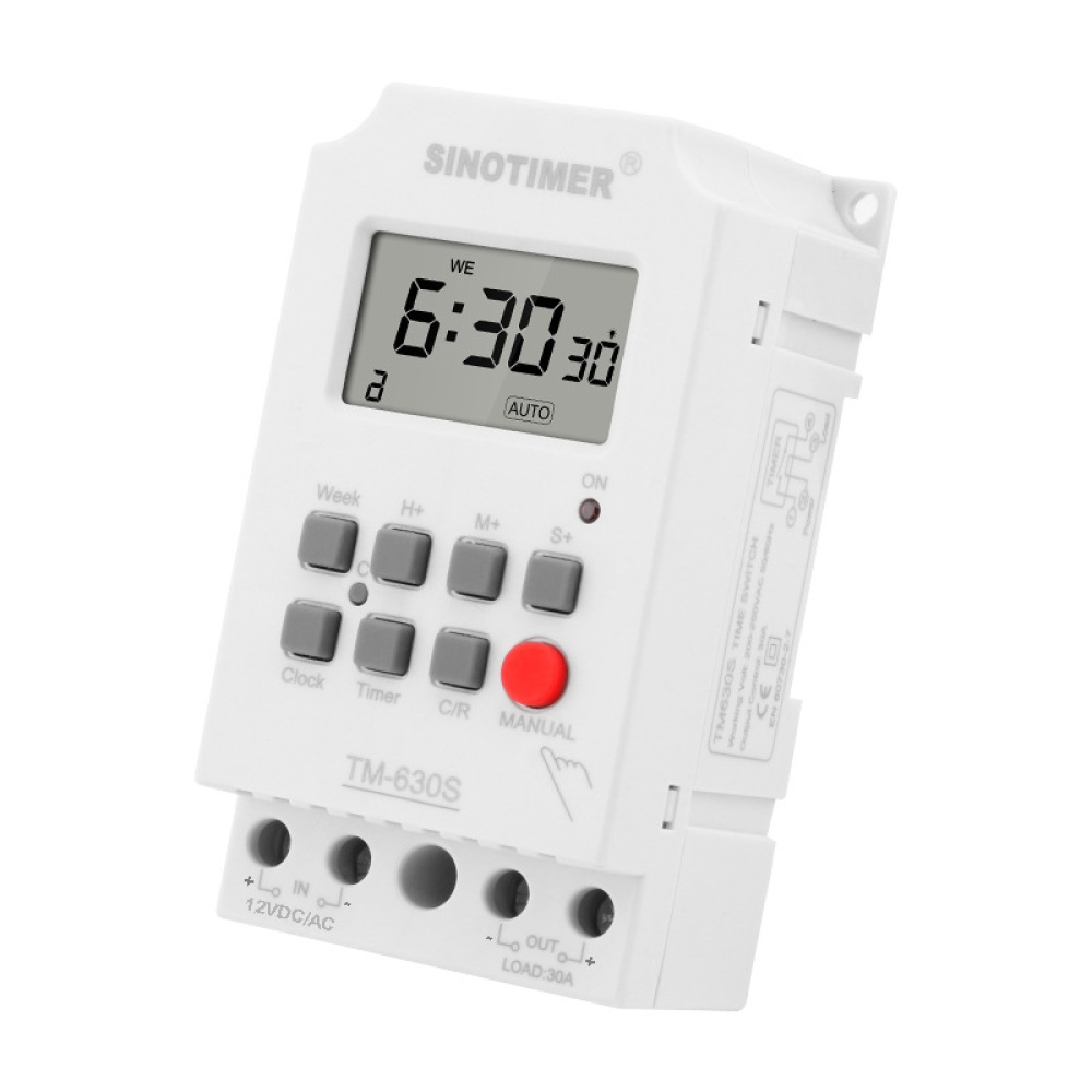 Sinotimer TM630S 4 Digital Tim - огляд і ціна Outdoor Lighting Timer Switch