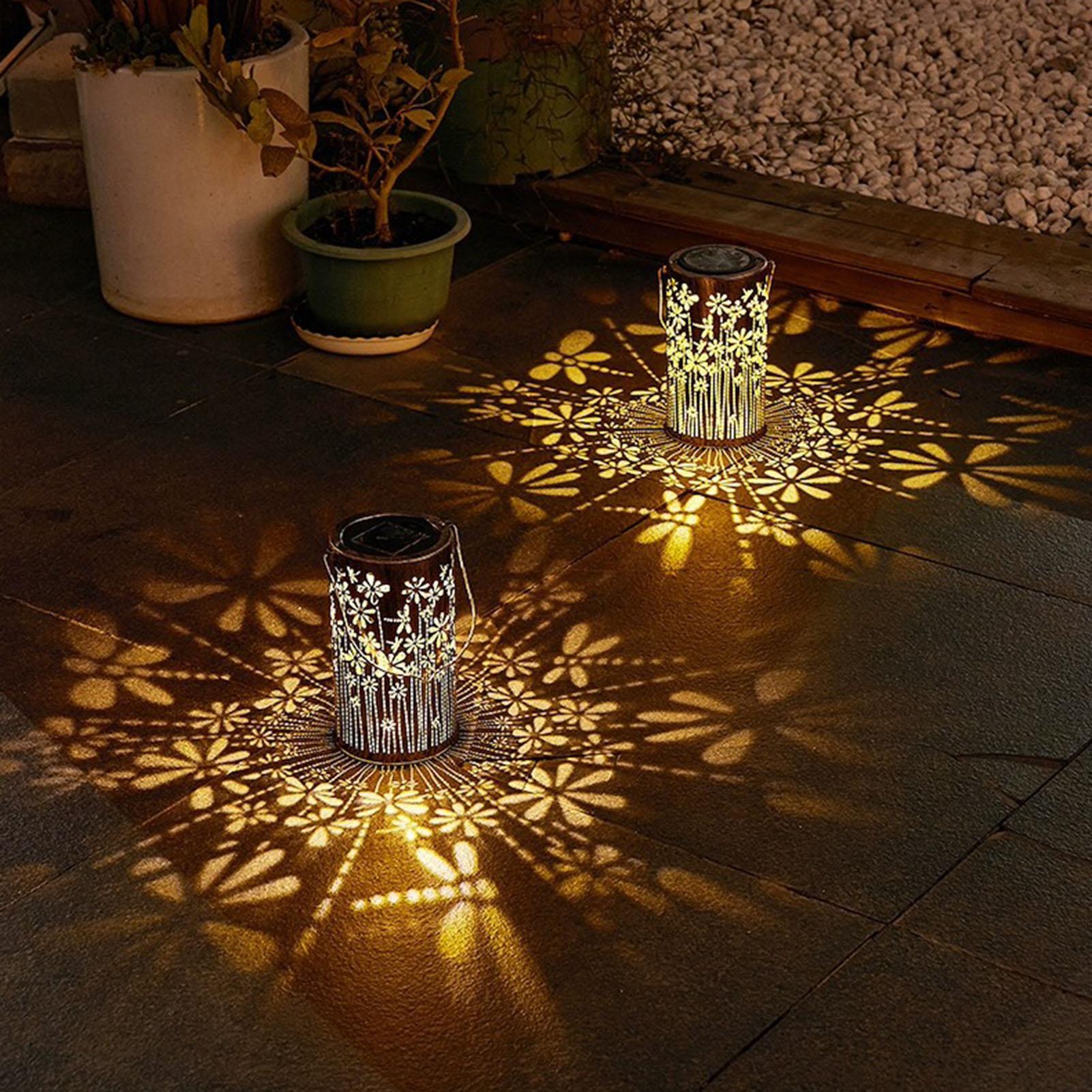 Solar Lanterns Colorful Metal  - огляд і ціна Outdoor Lighting Yard
