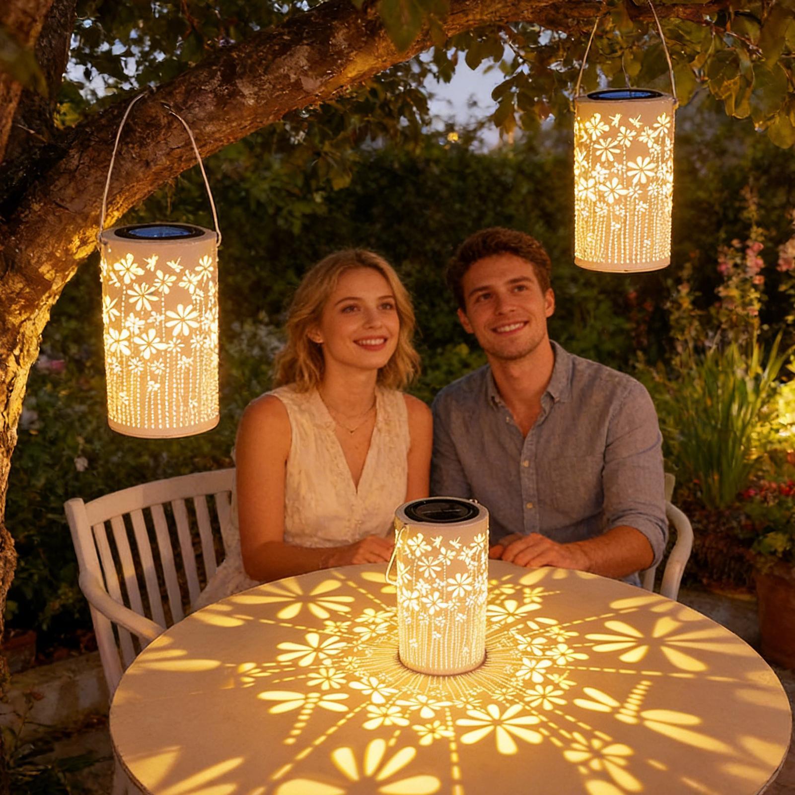 Solar Lanterns Colorful Metal  - огляд і ціна Outdoor Lighting Yard
