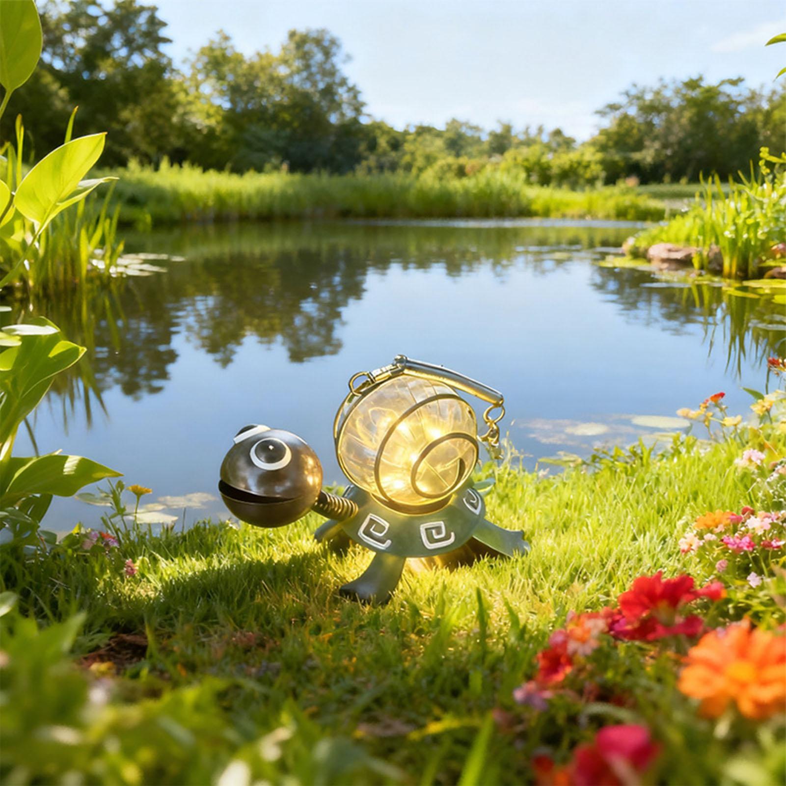 Turtle Solar Lights Outdoor Ga - огляд і ціна Outdoor Lighting For Patio