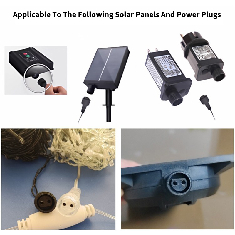 Outdoor 2Pin LED Connector wit - огляд і ціна Outdoor Lighting Socket