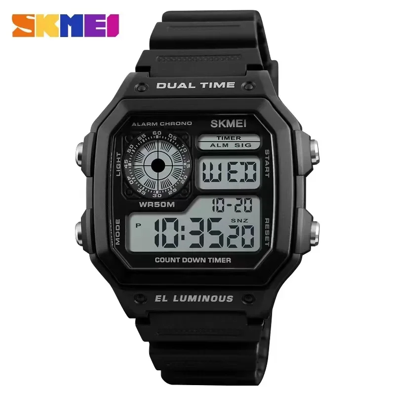 SKMEI 1299 Fashion Men PU Stra - огляд і ціна Outdoor Lighting Zones
