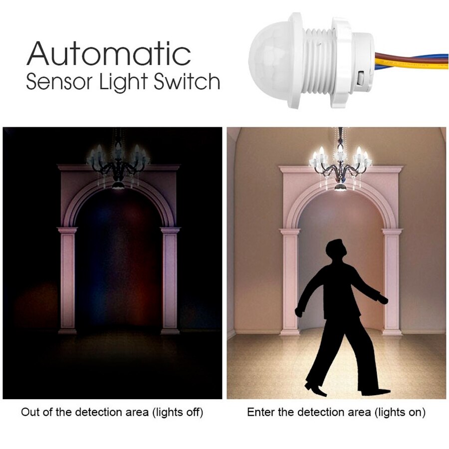 PIR Motion Sensor Detector Sma - огляд і ціна Outdoor Lighting Switch
