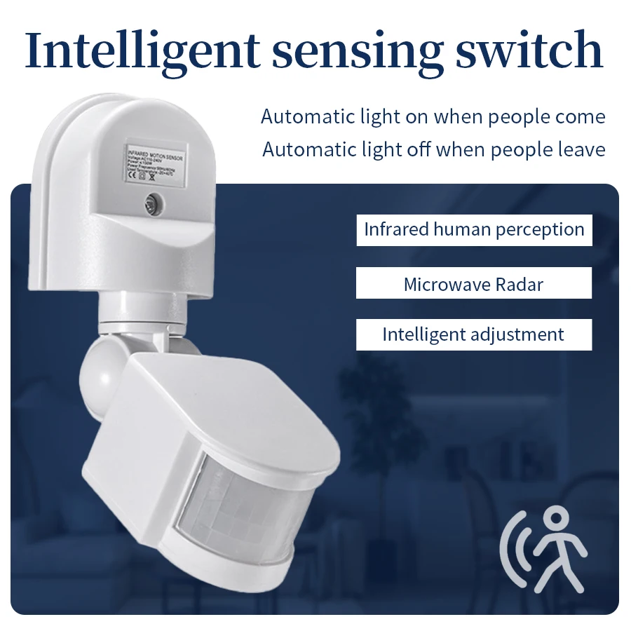 100-240V 12V PIR Motion Sensor - огляд і ціна Outdoor Lighting Switch