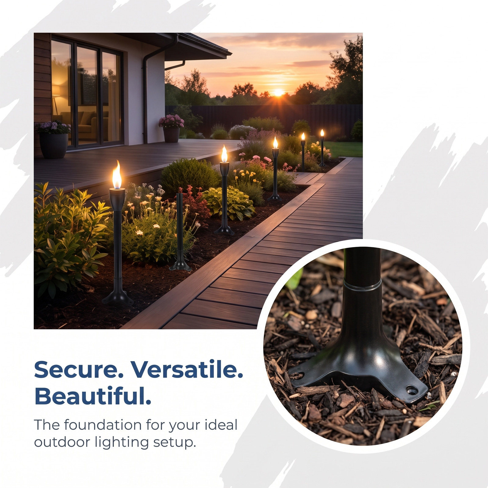 6Set Garden Torch Stake Replac - огляд і ціна Outdoor Lighting For Patio