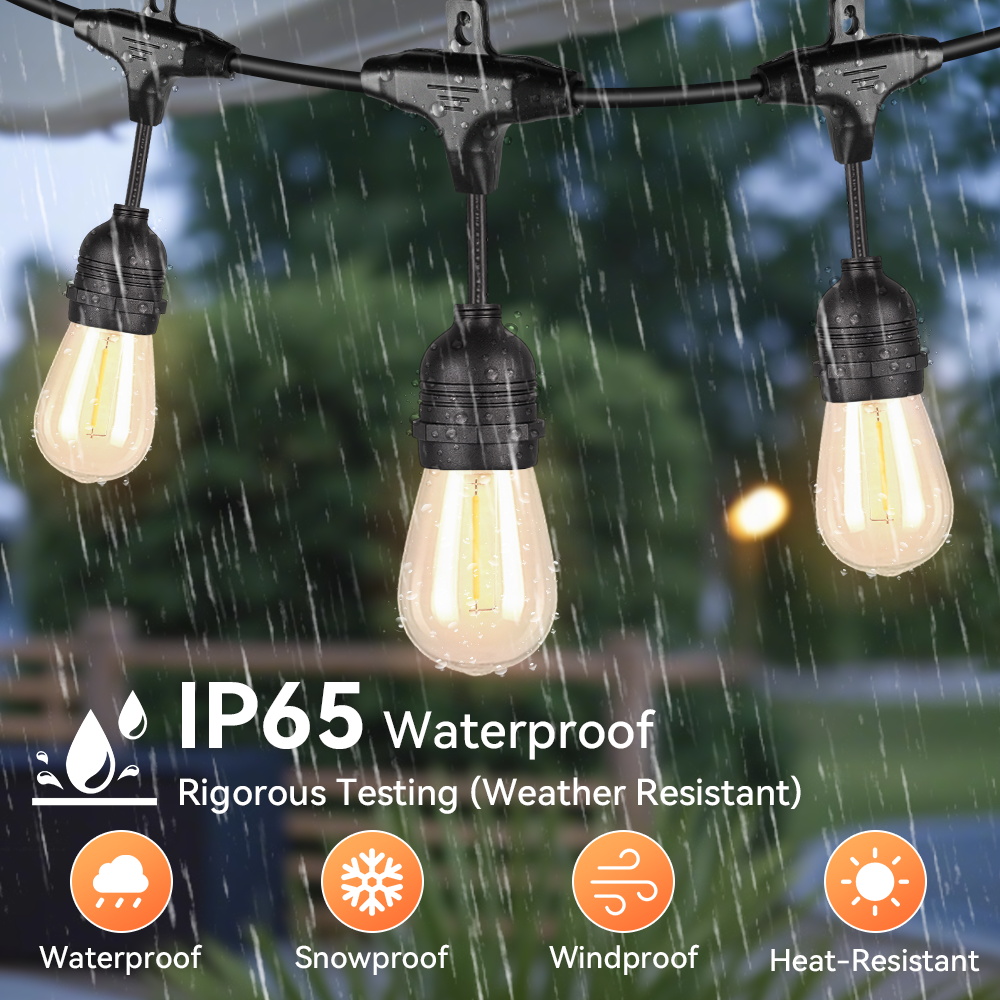 E27 Outdoor String Lights LED  - огляд і ціна Outdoor Lighting Socket