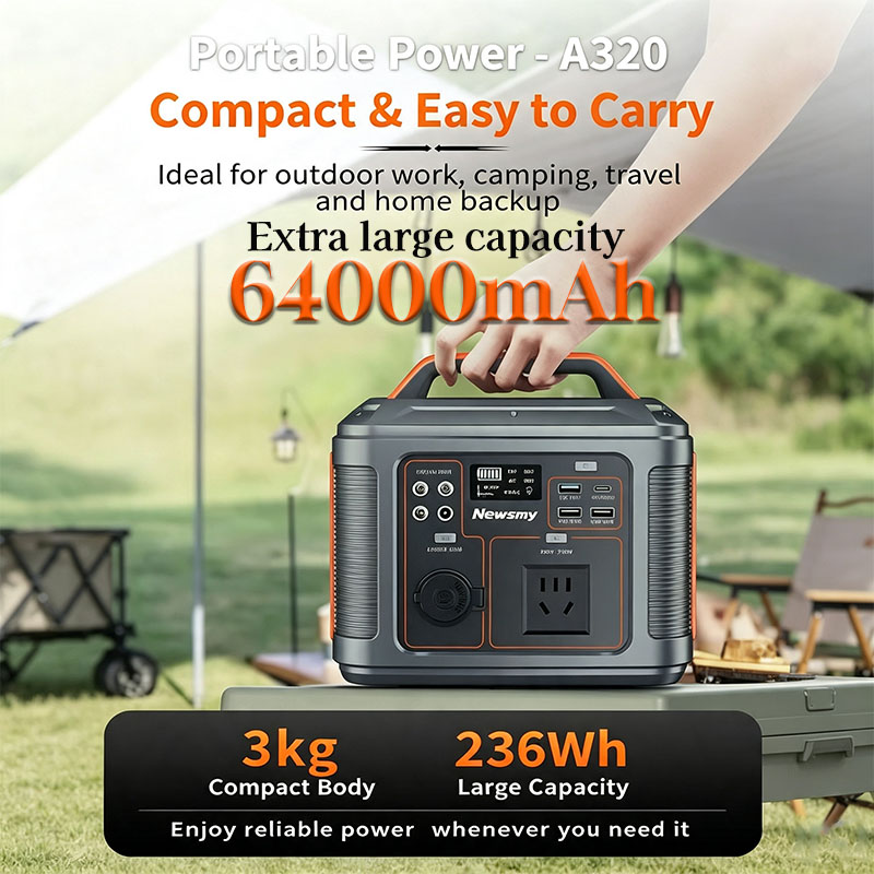 300W Portable Power Station 64 - огляд і ціна Outdoor Lighting Socket