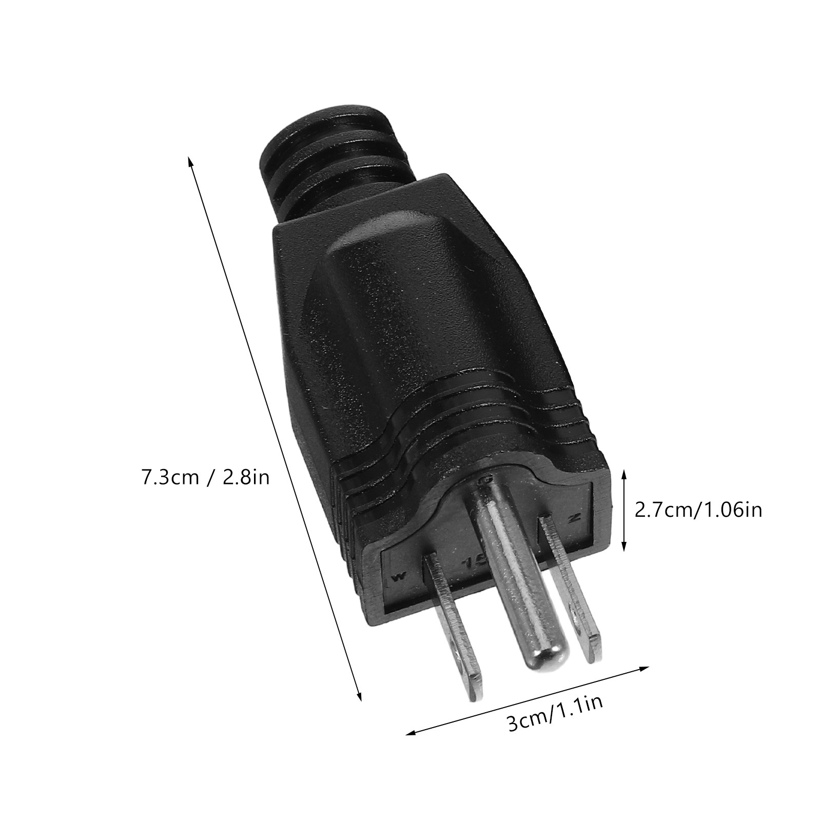 3Pcs Three Prong Male Electric - огляд і ціна Outdoor Lighting Socket
